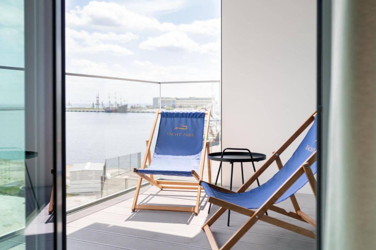 Yacht Park With Sea View By Lion Apartments グディニャ エクステリア 写真